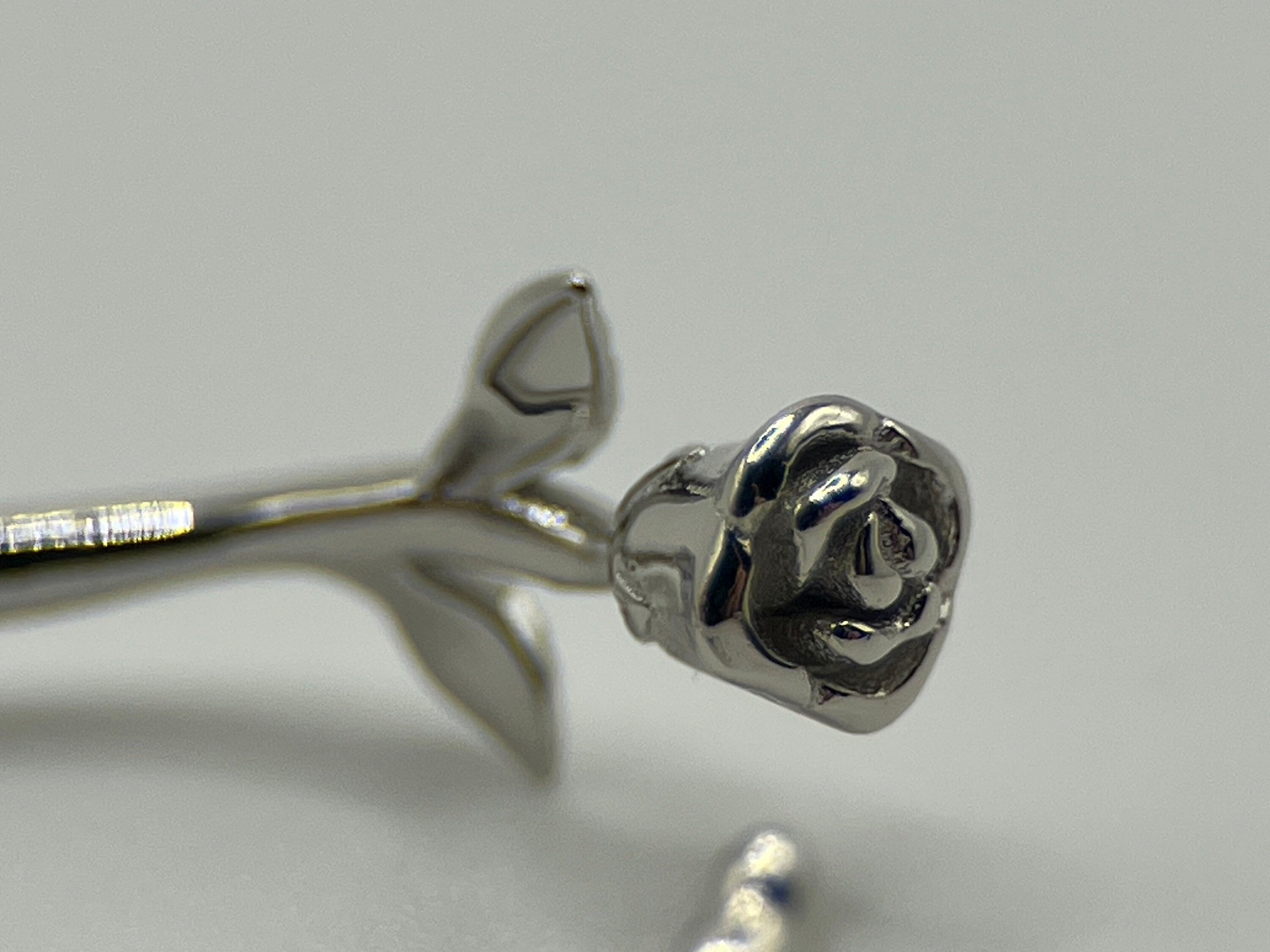 Rose Ring in sterling silver, Flower Ring, Rose Rings for Women, Adjustable Ring, Leaf Ring, Rose Jewelry, dainty ring, Floral Ring