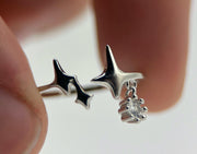 925 Korean Three Star Ring • Celestial cluster ring • Dainty ring • adjustable ring • Triple Stars ring • Gold Star Ring • Silver Star ring