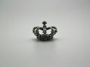 Vintage style Sterling Silver Crown Pendant Necklace