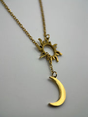 Gold Sun Necklace - Boho Necklace - Boho Necklace for Women - Sun Choker - Sunlight Layer Necklace - Minimalist Dainty Pendant Necklace