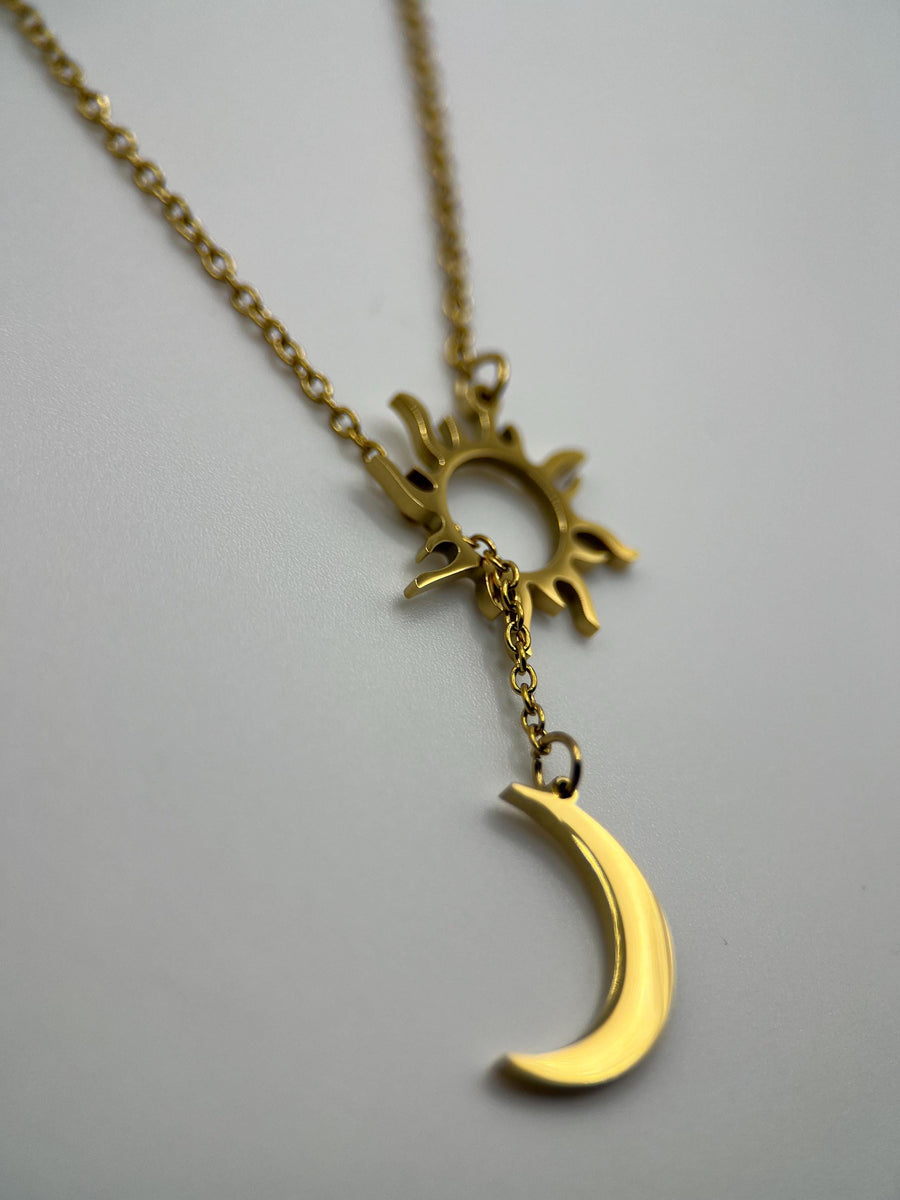 Gold Sun Necklace - Boho Necklace - Boho Necklace for Women - Sun Choker - Sunlight Layer Necklace - Minimalist Dainty Pendant Necklace