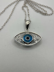 Evil Eye Necklace - Ward off Negativity - Lucky and Protective Jewelry for Mothers