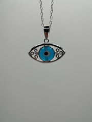 Evil Eye Necklace - Ward off Negativity - Lucky and Protective Jewelry for Mothers