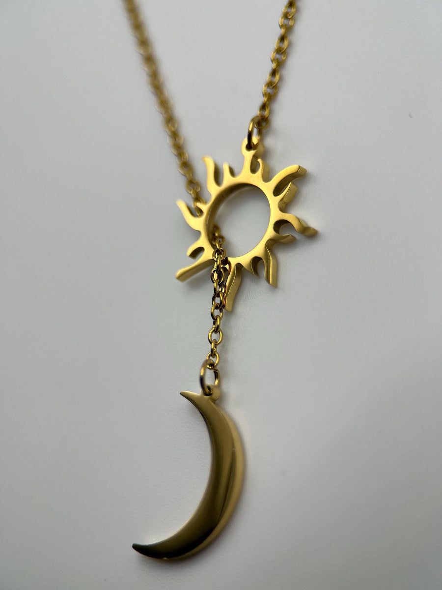 Gold Sun Necklace - Boho Necklace - Boho Necklace for Women - Sun Choker - Sunlight Layer Necklace - Minimalist Dainty Pendant Necklace