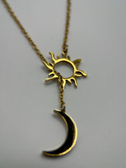 Gold Sun Necklace - Boho Necklace - Boho Necklace for Women - Sun Choker - Sunlight Layer Necklace - Minimalist Dainty Pendant Necklace