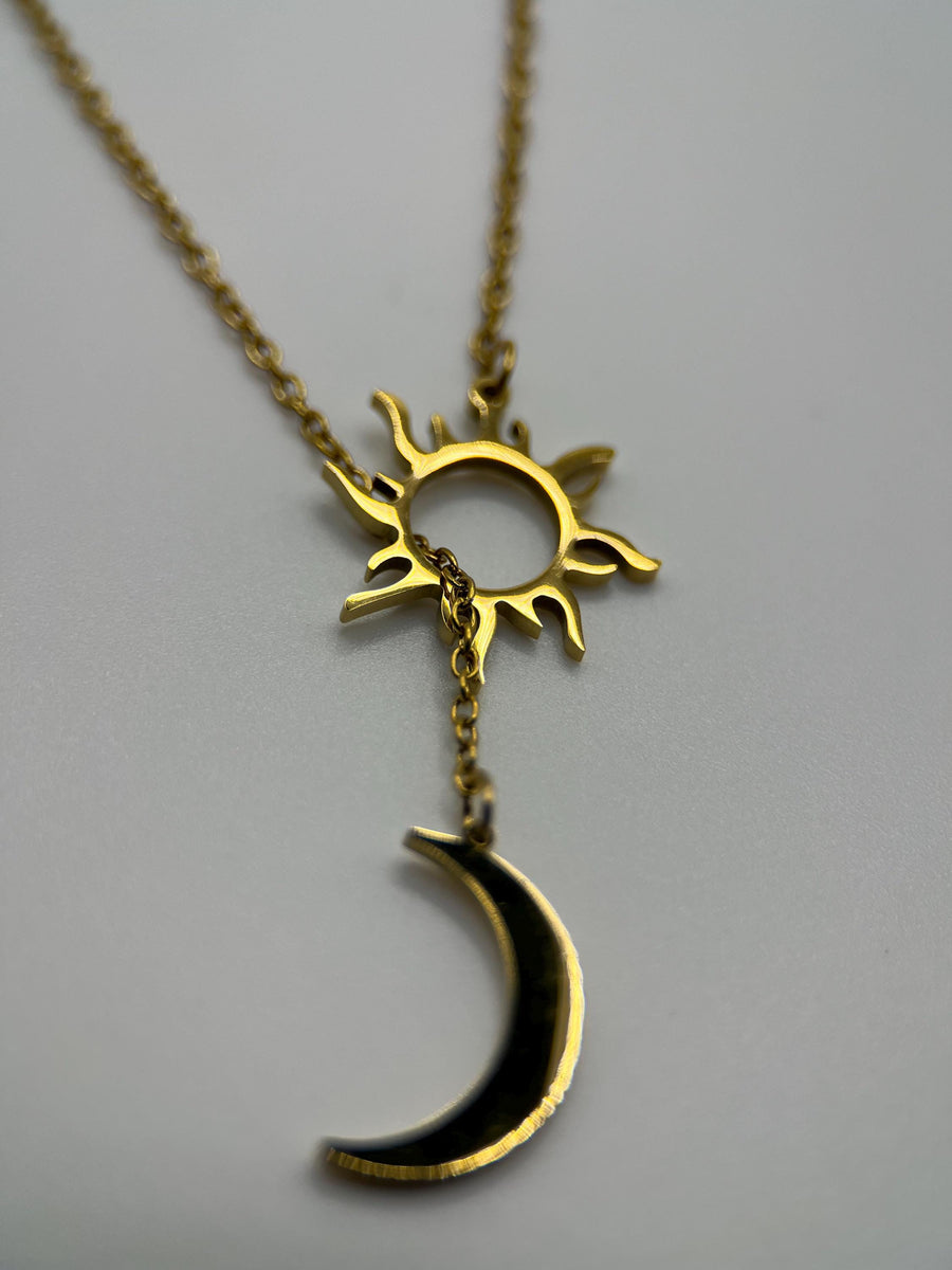 Gold Sun Necklace - Boho Necklace - Boho Necklace for Women - Sun Choker - Sunlight Layer Necklace - Minimalist Dainty Pendant Necklace