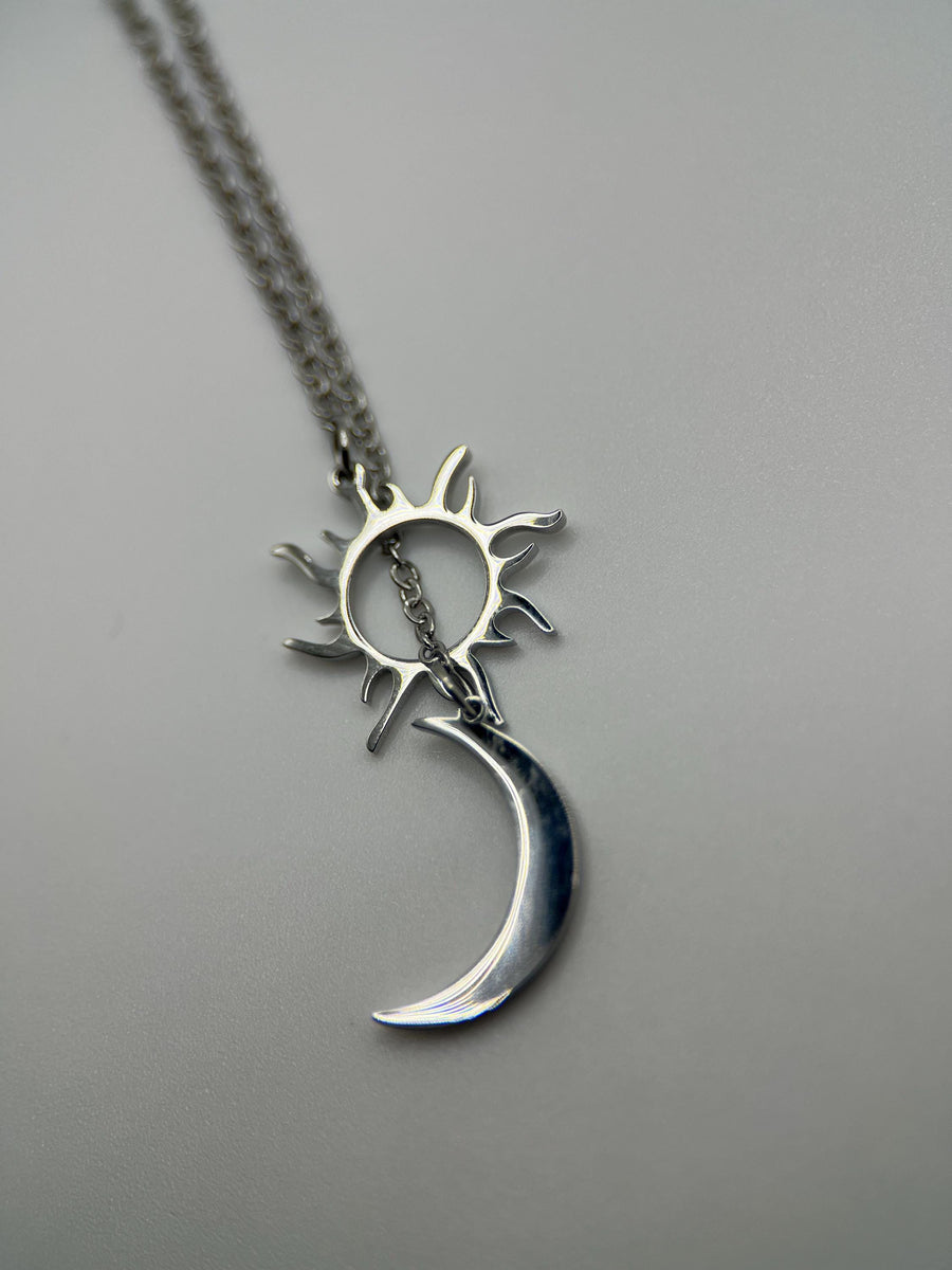 Silver Sun Necklace - Boho Necklace - Boho Necklace for Women - Sun Choker - Sunlight Layer Necklace - Minimalist Dainty Pendant Necklace